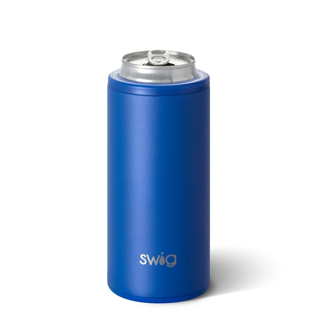 Swig 12 oz Skinny Can Cooler in Matte Royal-Swig-The Bugs Ear