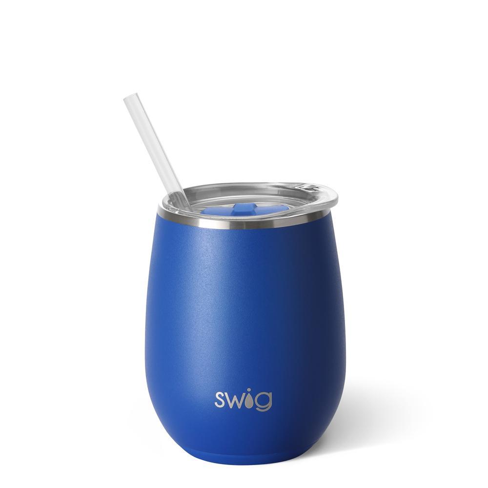 Swig 14 oz Stemless Wine Cup in Matte Royal-Swig-The Bugs Ear