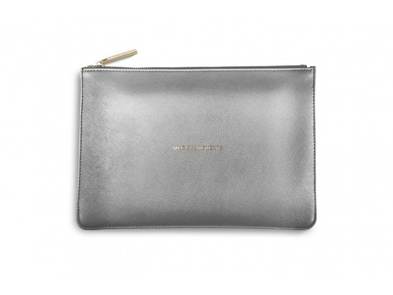 Katie Loxton Magical Moments Pouch in Metallic Charcoal-Katie Loxton-The Bugs Ear