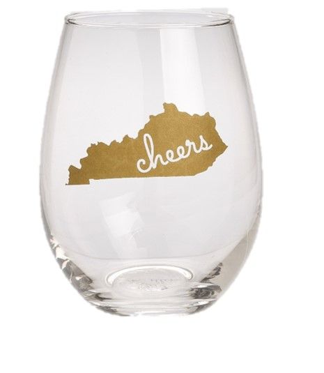 Stemless State Wine Glass Kentucky-Ever Ellis-The Bugs Ear